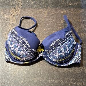 Victoria’s Secret Body by Victoria Demi Double Elegant Blue Lace Women's Bra
